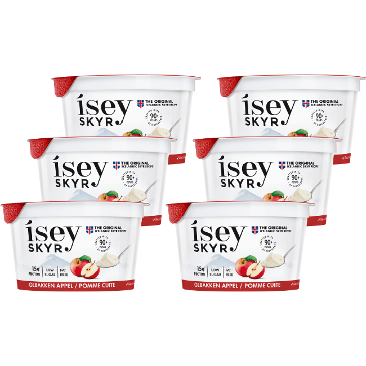 Ísey Skyr Gebakken Appel 6 x 170 g