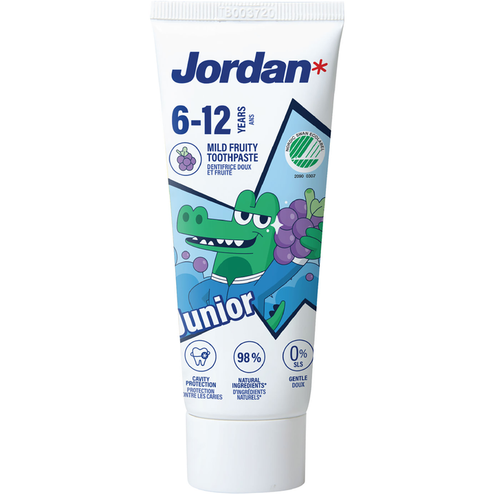 Jordan Tandpasta Milde Fruitsmaak 6-12 Jaar 50 ml
