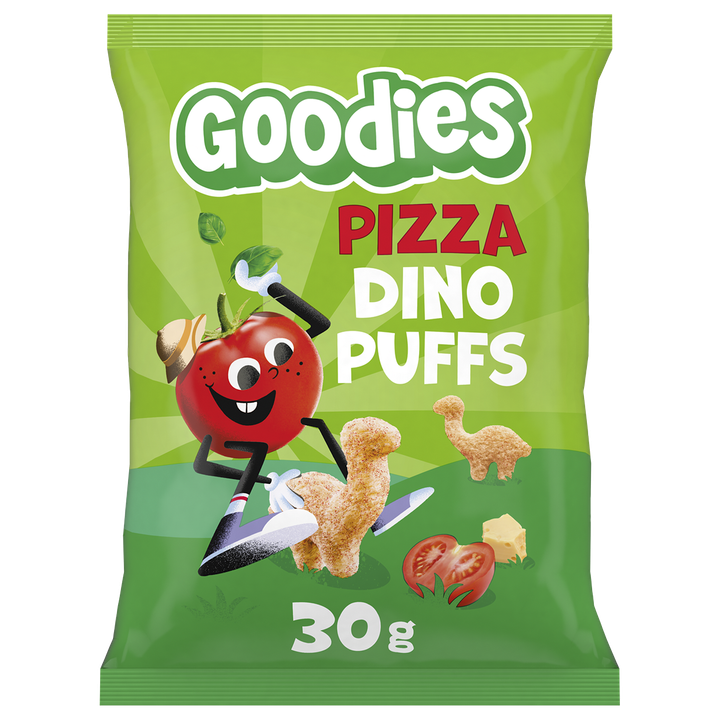 Goodies Snack Dino Puffs Pizza 30g