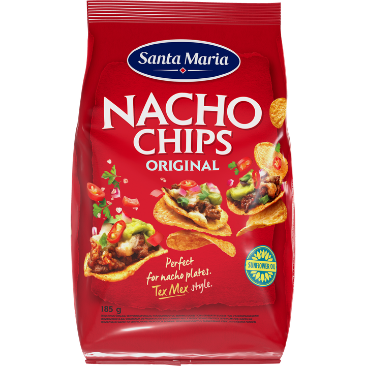 Santa Maria Nacho Tortilla Chips 185 g