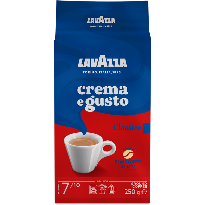 Lavazza Crema e Gusto Classico filterkoffie 250g
