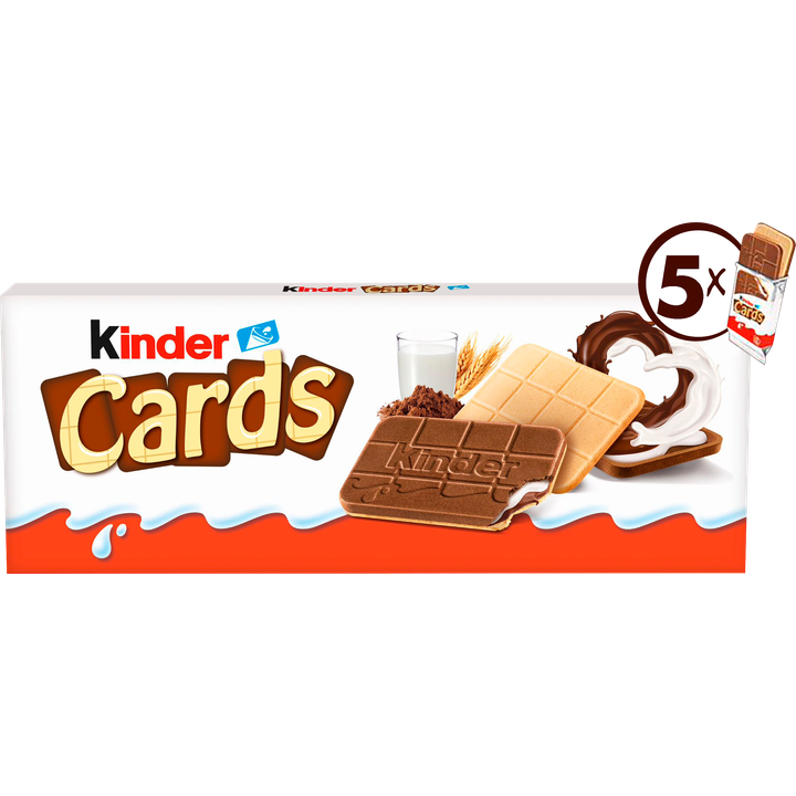 Kinder Cards 5 x 2 Stuks 128 g