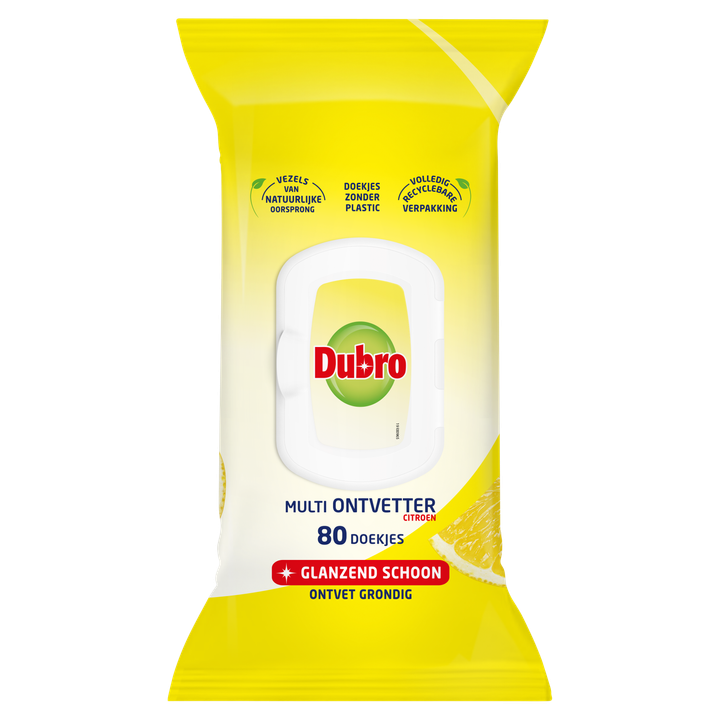 Dubro Multi Ontvetter doekjes 80 Stuks