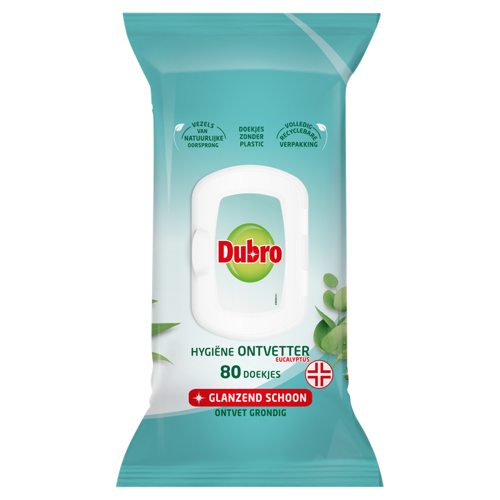 Dubro Hygiëne Ontvetter doekjes 80 Stuks