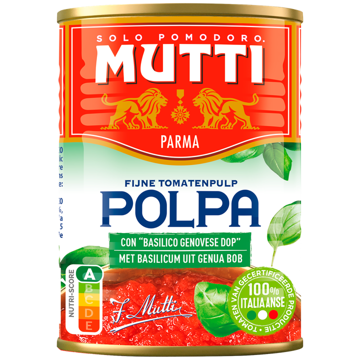 Mutti Polpa di Pomodoro Basilicum 400g