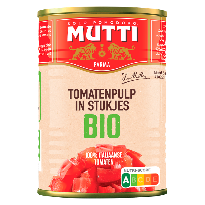 Mutti Tomatensaus Polpa Biologisch 400g