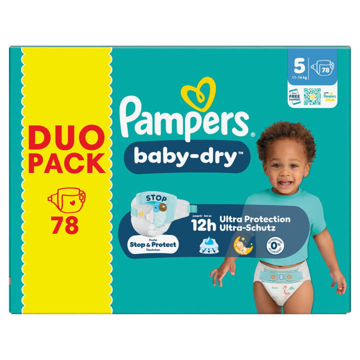 Baby-Dry Maat 5, 78 Luiers