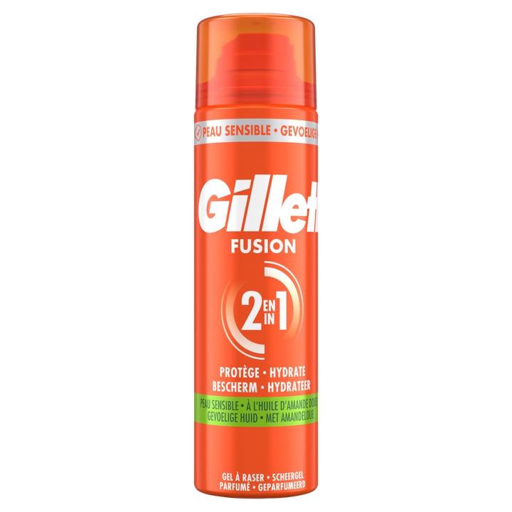 Gillette Fusion Scheergel Sensitive, 200ml