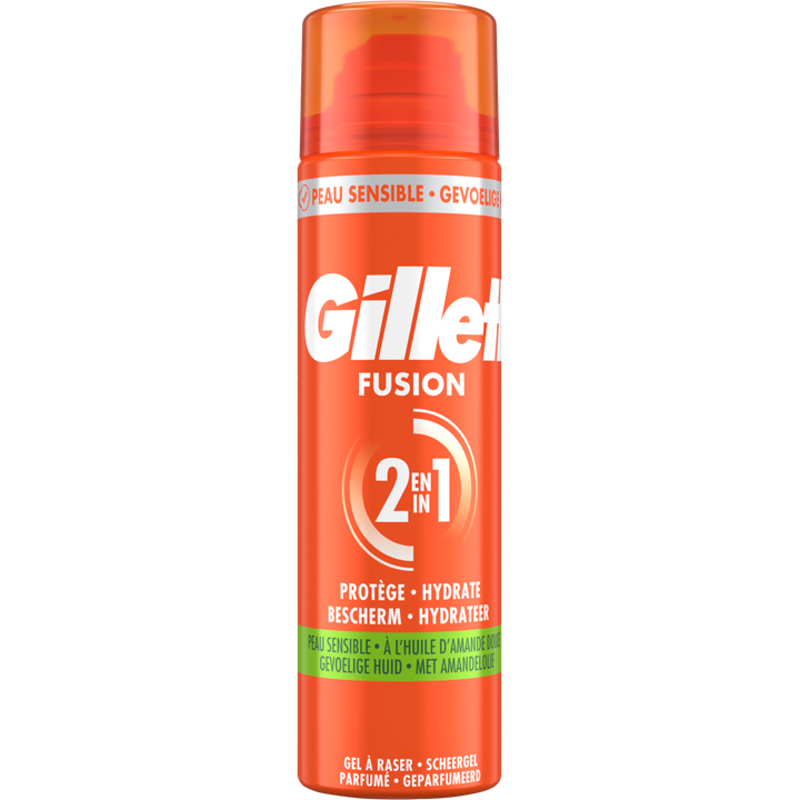 Gillette Fusion Scheergel Sensitive, 200ml