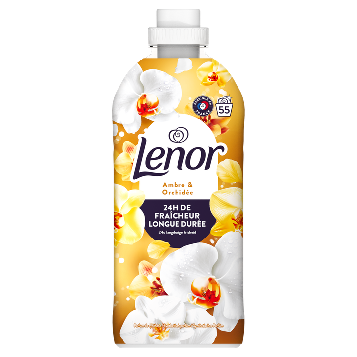 Lenor Vloeibaar Wasverzachter Amber & Orchidee, 55 Wasbeurten