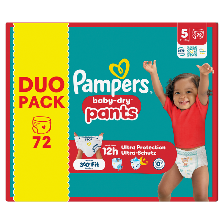 Baby-Dry Pants Maat 5, 72 Luierbroekjes