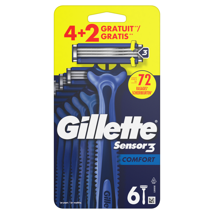 Gillette Sensor3 Comfort, Wegwerpscheermes