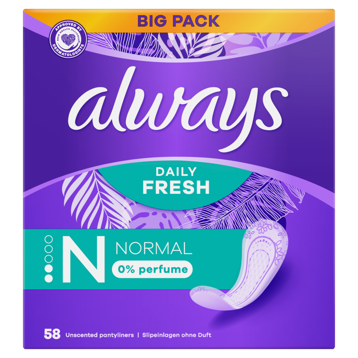 Daily Fresh Normal 0% Parfum x58