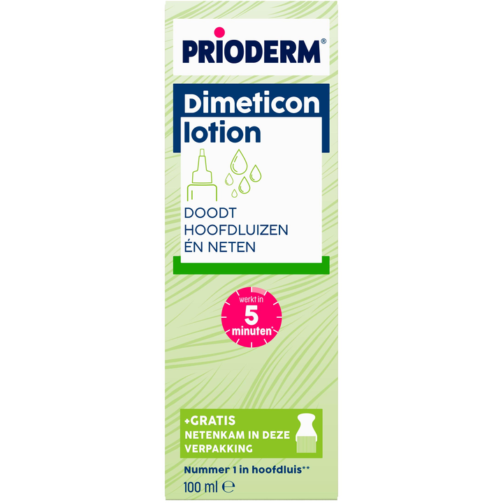 Prioderm Dimeticon lotion tegen luizen en neten 100 ml