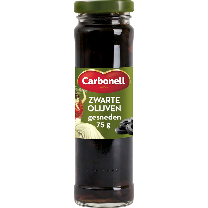 Carbonell Zwarte olijven gesneden