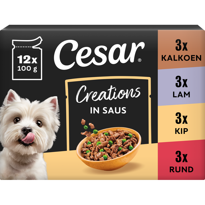 Cesar Selectie in Saus 12 x 100 g