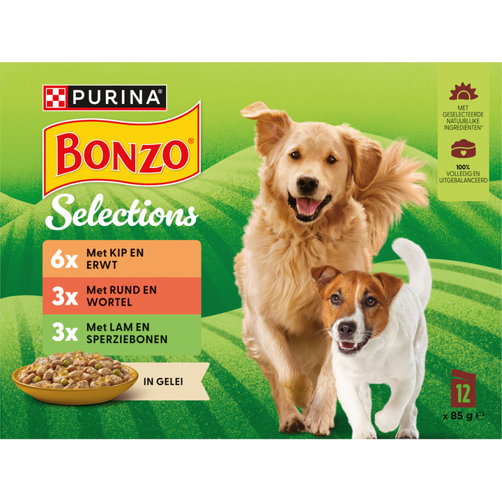 BONZO Pouch in Gelei Rund/Kip/Lam 12x85g