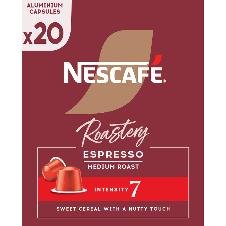 Nescafe Koffiecapsules Roastery Espresso 20 stuks