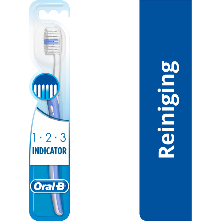 Oral-B 123 Indicator Medium Handtandenborstel