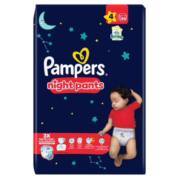 Night Pants Maat 4, 40 luierbroekjes