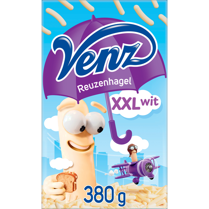 Venz XXL hagelslag wit 380 g