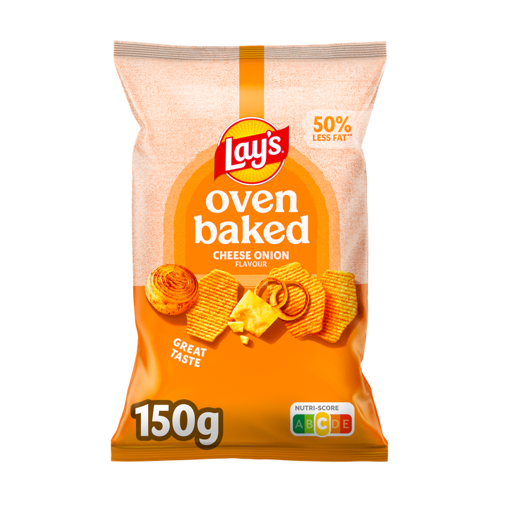 Lay's Oven Baked Cheese Onion Chips 150 gr