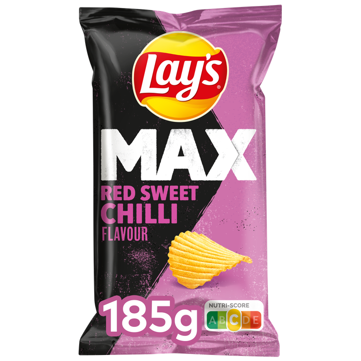 Lay's Max Ribbel Chips Red Sweet Chilli 185 gr