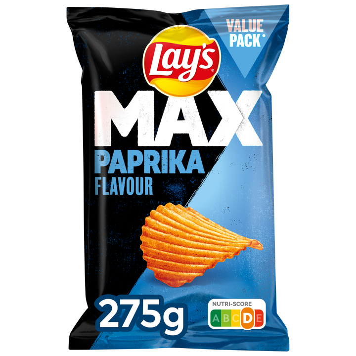 Lay's Max Ribbel Chips Paprika 275 gr
