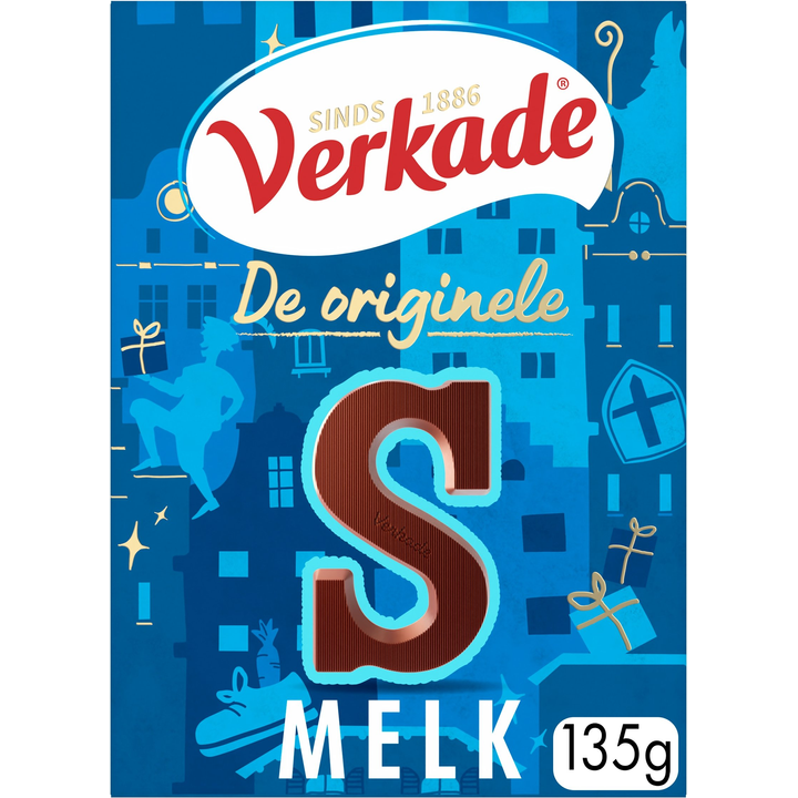 Verkade De Originele Melk letter 135 g