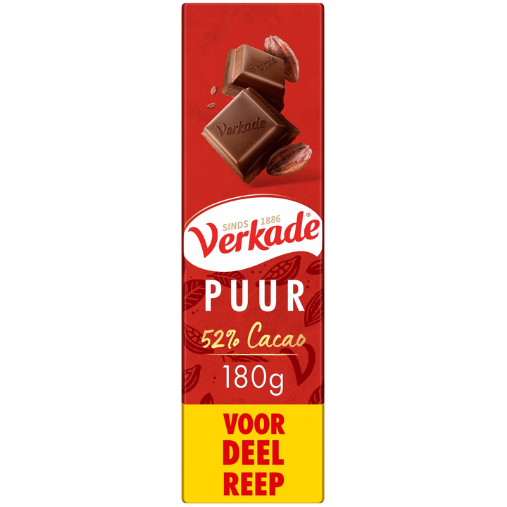 Verkade Puur Voordeelreep 180 g