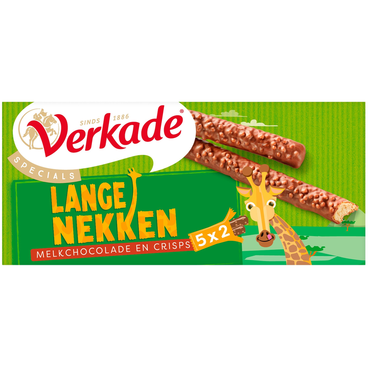 Verkade Specials Lange nekken koek melkchocolade 150 g