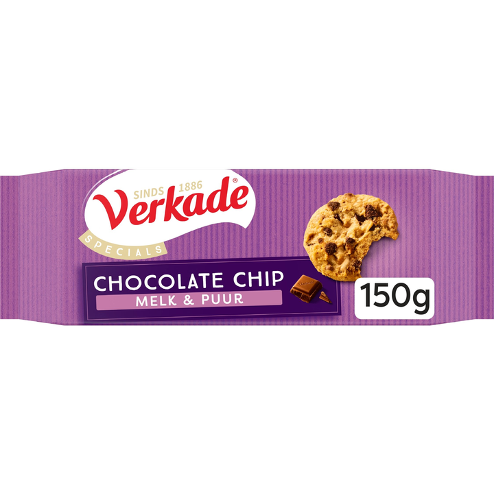 Verkade Specials Chocolate Chip Melk & Puur 150 g