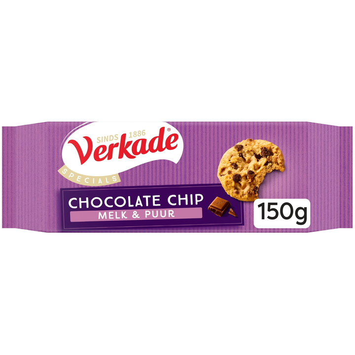 Verkade Specials Chocolate Chip Melk & Puur 150 g