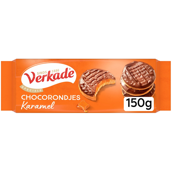 Verkade Chocorondjes Karamel 153 g