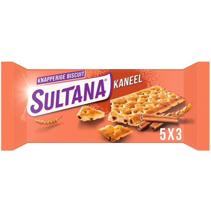 Sultana Knapperige Biscuit Kaneel 5 Stuks 207 g