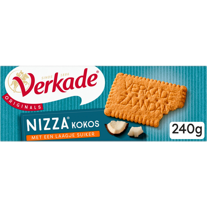 Verkade Originals Nizza Kokos met een Laagje Suiker 240 g