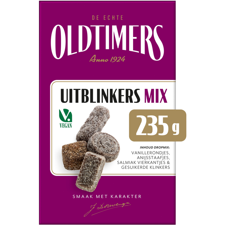 Oldtimers Uitblinkers Mix Gesuikerd & Gecoat 235 g