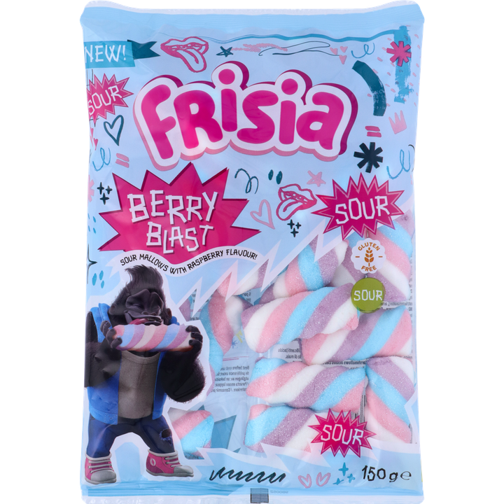Frisia Berry Blast Sour Mallows 150g
