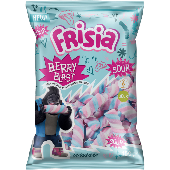 Frisia Berry Blast Sour Mallows 150g