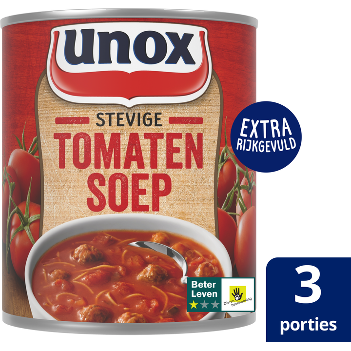 Unox Soep In Blik Stevige Tomatensoep 800 ml