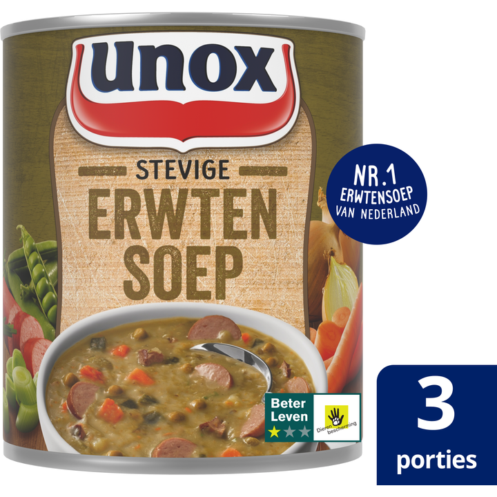Unox Soep In Blik Stevige Erwtensoep 800 ml