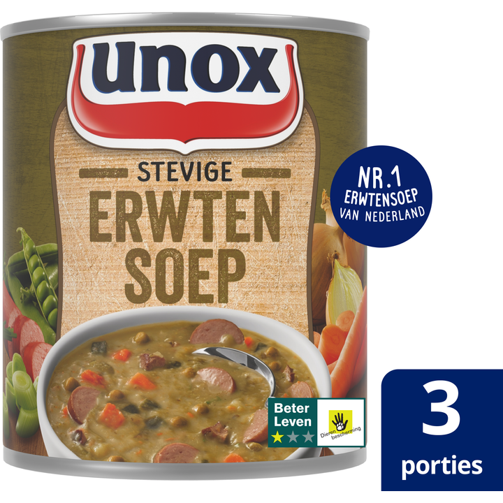 Unox Soep In Blik Stevige Erwtensoep 800 ml