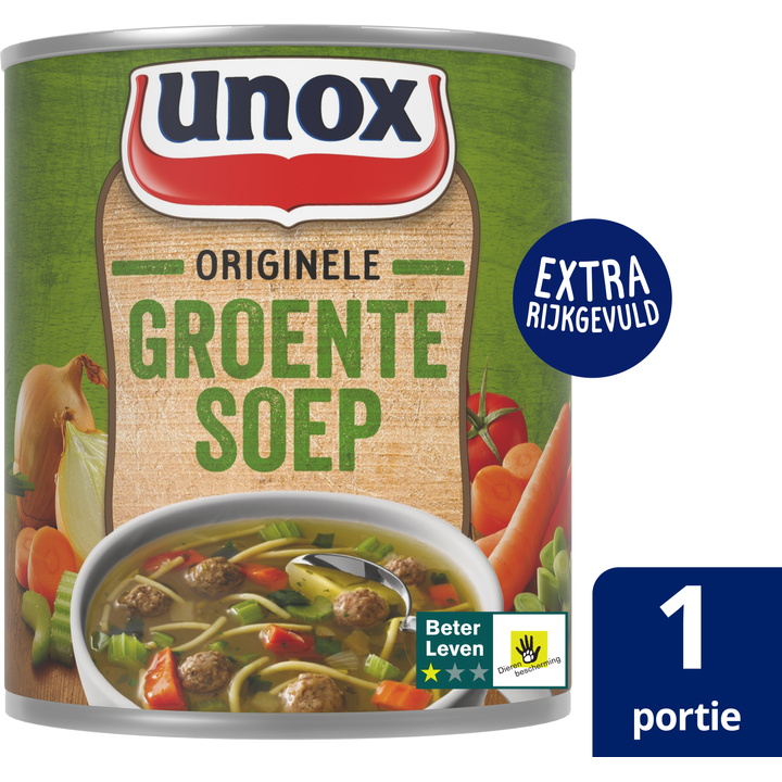 Unox Soep In Blik Originele Groentesoep 300 ml