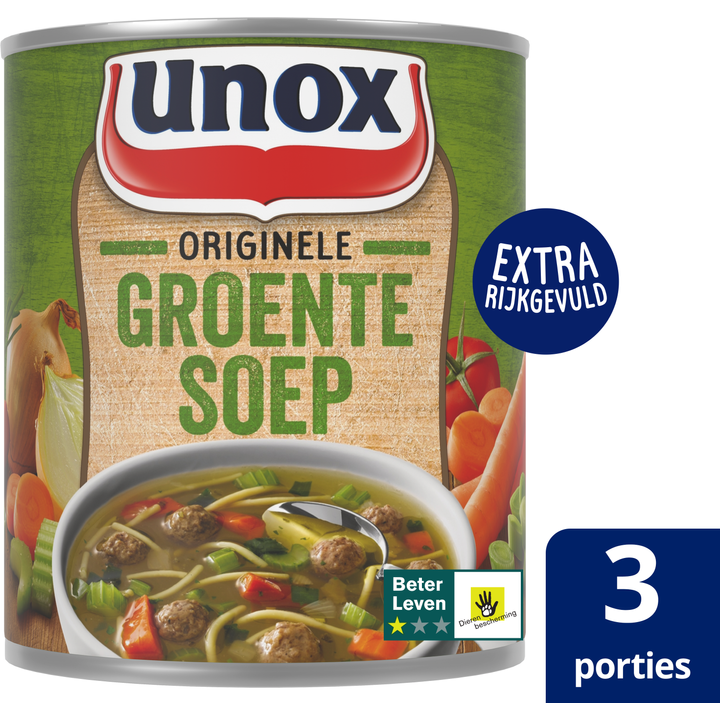Unox Soep In Blik Originele Groente 800 ml