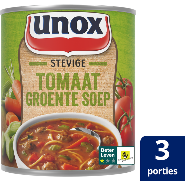 Unox Soep In Blik Stevige Tomaat Groente 800 ml
