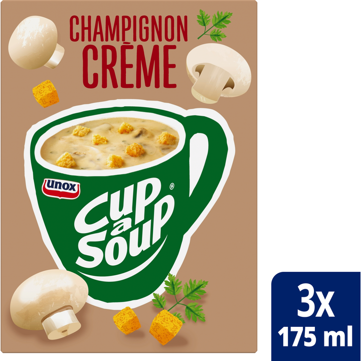 Knorr Champignon Crème Cup-a-Soup 3 x 175 ml