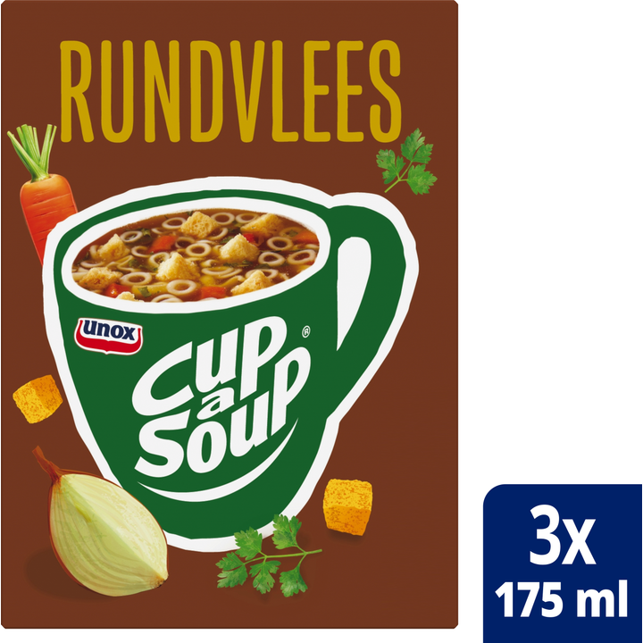 Knorr Rundvlees Cup-a-Soup 3 x 175 ml
