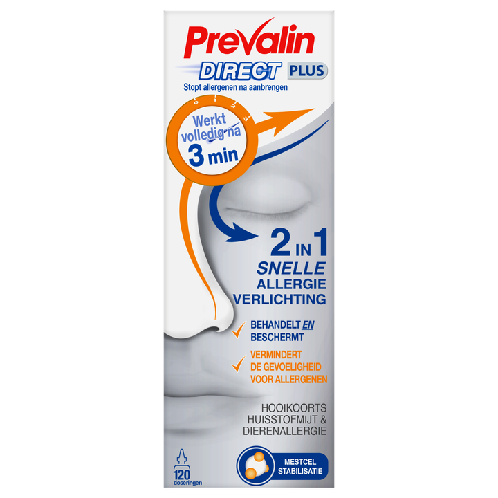 Prevalin Direct plus bij hooikoorts, 20 ml