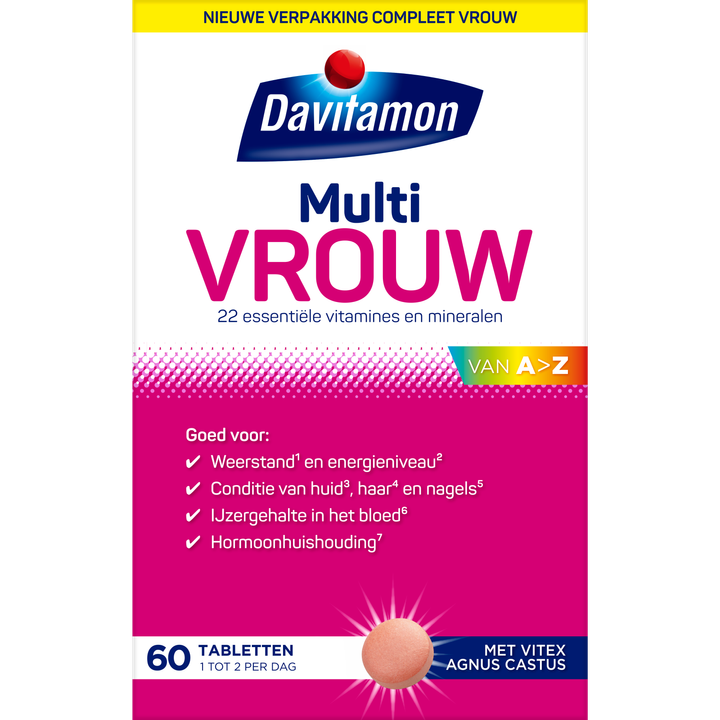 Davitamon Multivitamines voor Vrouwen 60 Tabletten