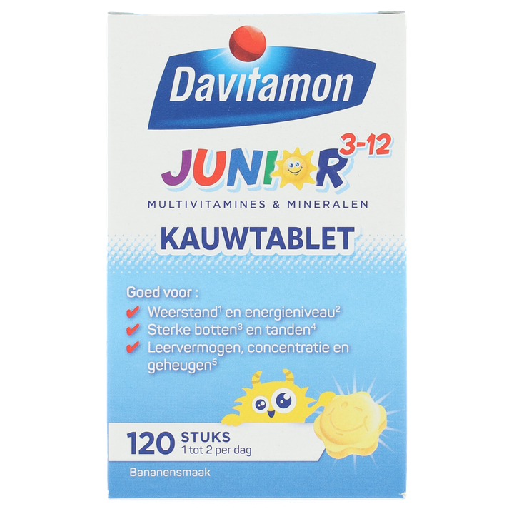 Davitamon Junior Banaan 120 Kauwtabletten